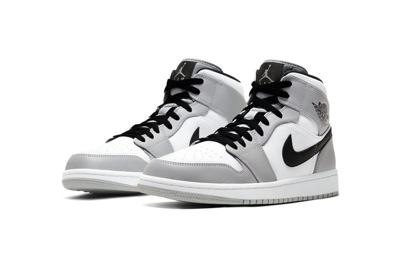 Air Jordan 1 Mid Light Smoke Grey Hypebeast