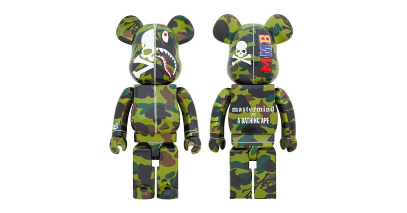 Medicom Toy x mastermind JAPAN x A BATHING APE®聯乘「Green Camo