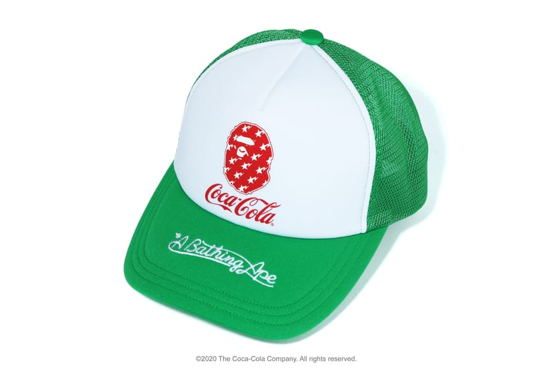 割引クーポン配布中!! レア A BATHING APE×Coca-Cola コラボ キャップ