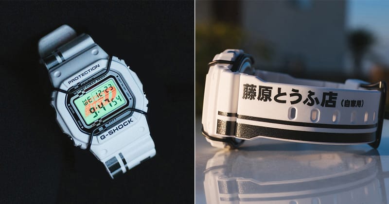 BAIT 攜手G-Shock 打造全新「頭文字D」聯乘DW-5600 錶款| Hypebeast