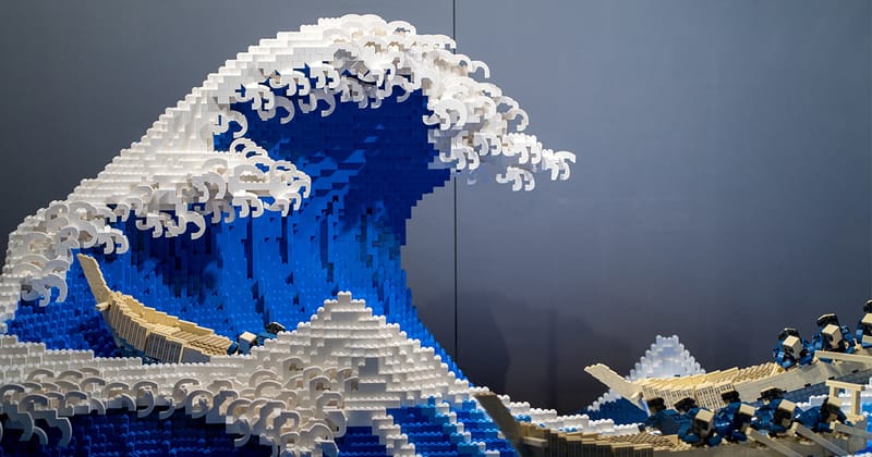 日本LEGO 達人真正實體化葛飾北齋名作《神奈川沖浪裏》 | Hypebeast