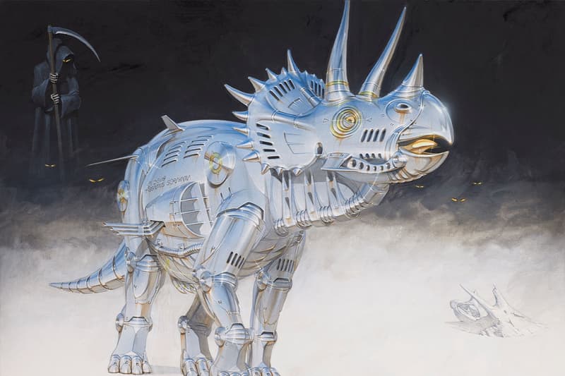 HAJIME SORAYAMA - T-REX CYBORG DINOSAUR - ÉDITION 1000 EX. 🦕NOT FAKE HAJIME SORAYAMA - T-REX CYBORG DINOSAUR - ÉDITION 1000 EX. 🦕NOT FAKE