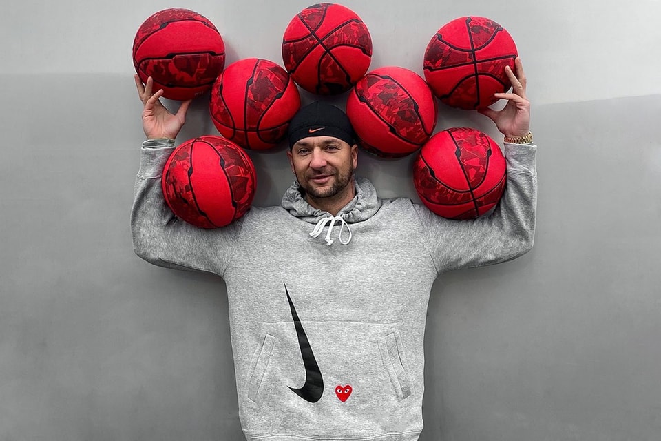 cdg play x nike play together