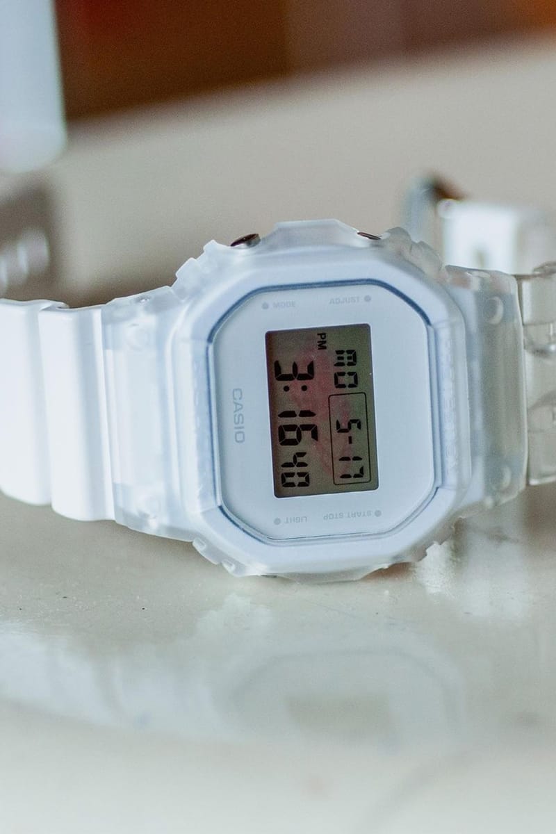 BEAMS x G-Shock 全新聯乘「Clear & White & Crazy」系列錶款發佈