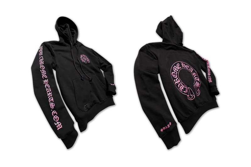 【Chrome Hearts】WWW.CHROMEHEARTS.COM Hoodie★フーディ Chrome Hearts Horse Shoe Floral Hoodie Black Men's - US