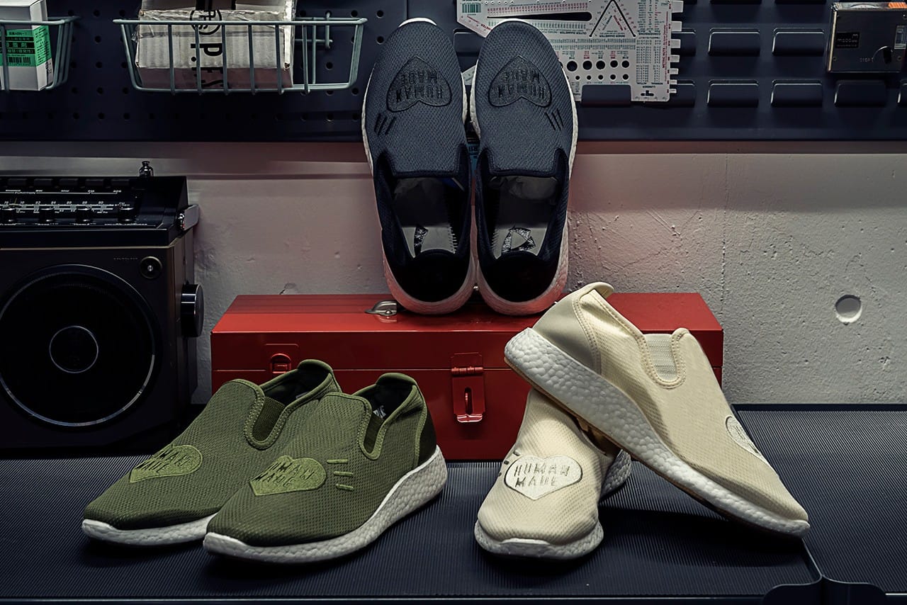 Human Made x adidas Originals SLIPON PURE HM 最新聯名懶人鞋正式 