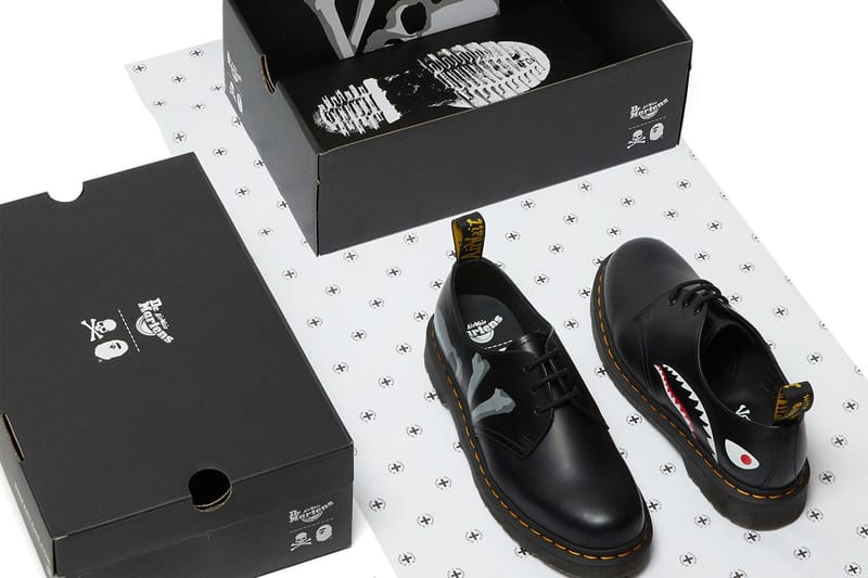 Dr. Martens x BAPE x Mastermind Japan 三方聯乘「1461 Oxford」正式