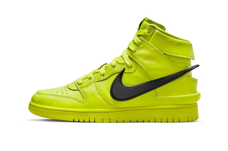 AMBUSH x Nike Dunk High 最新聯名配色「Flash Lime」正式登場| Hypebeast