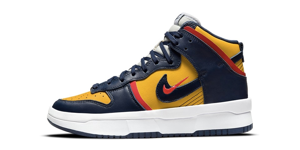 nike dunk high rebel varsity maize