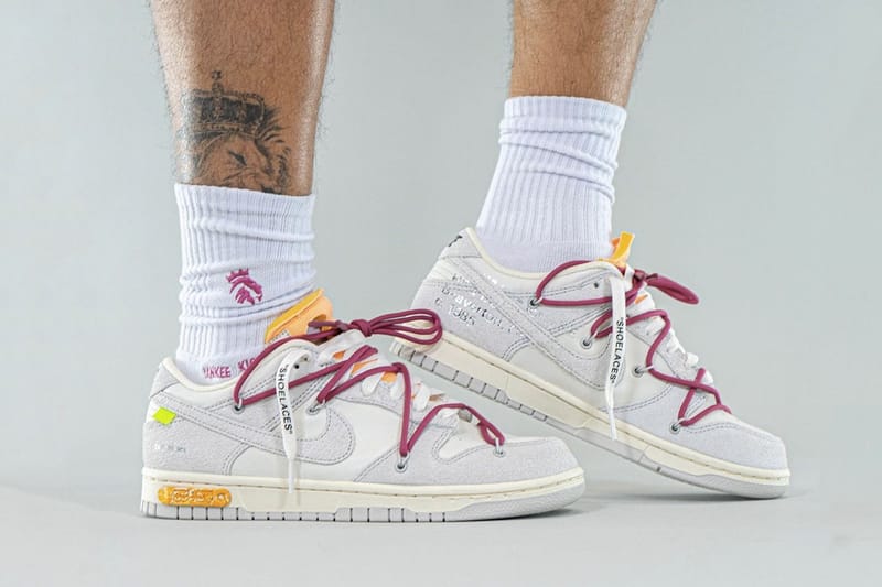 率先近賞Off-White™ x Nike Dunk Low「The 50」編號#35 上腳圖輯