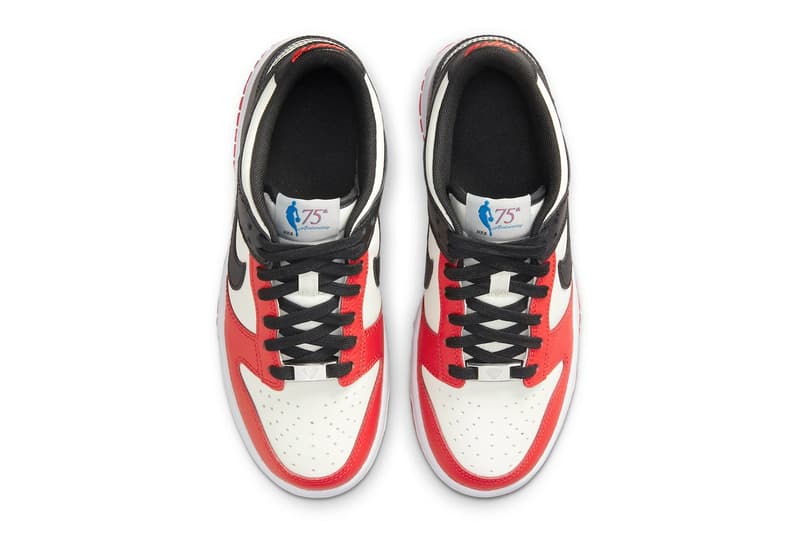 NBA x Nike Dunk Low EMB 最新聯名配色「Chicago」官方圖輯曝光 | Hypebeast