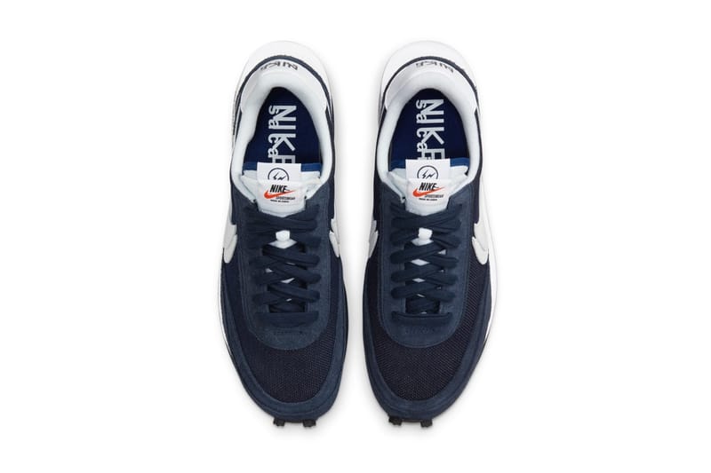 sacai x fragment design x Nike LDWaffle「 Blue Void」官方圖輯發佈