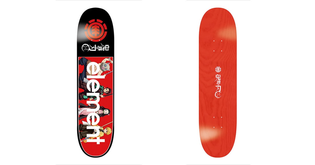 Element Skateboards x《鬼滅之刃》最新聯乘滑板系列正式登場 Hypebeast