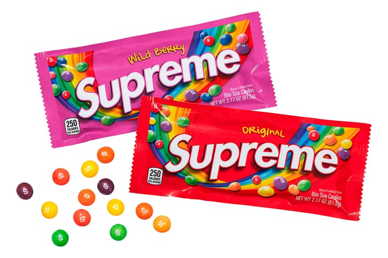 Supreme x Skittles® 最新聯名系列正式登場| Hypebeast