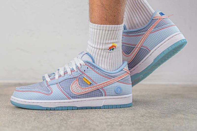 率先近賞Union x Nike Dunk Low「Union Blue」聯乘鞋款上腳圖輯| Hypebeast