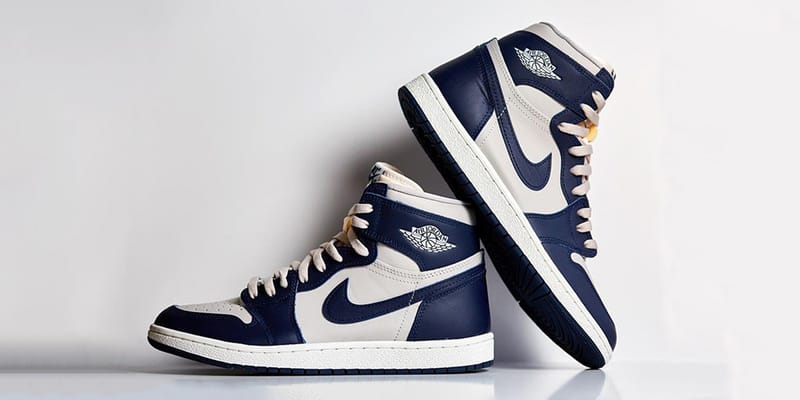 近賞Air Jordan 1 Hi '85 最新配色「Georgetown」清晰圖輯| Hypebeast