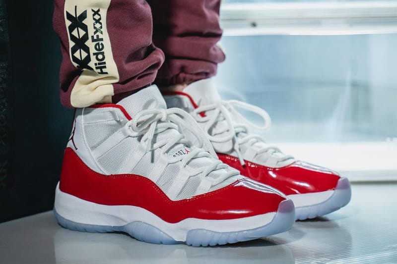 Air Jordan 11 最新配色「Cherry」實鞋率先亮相| Hypebeast