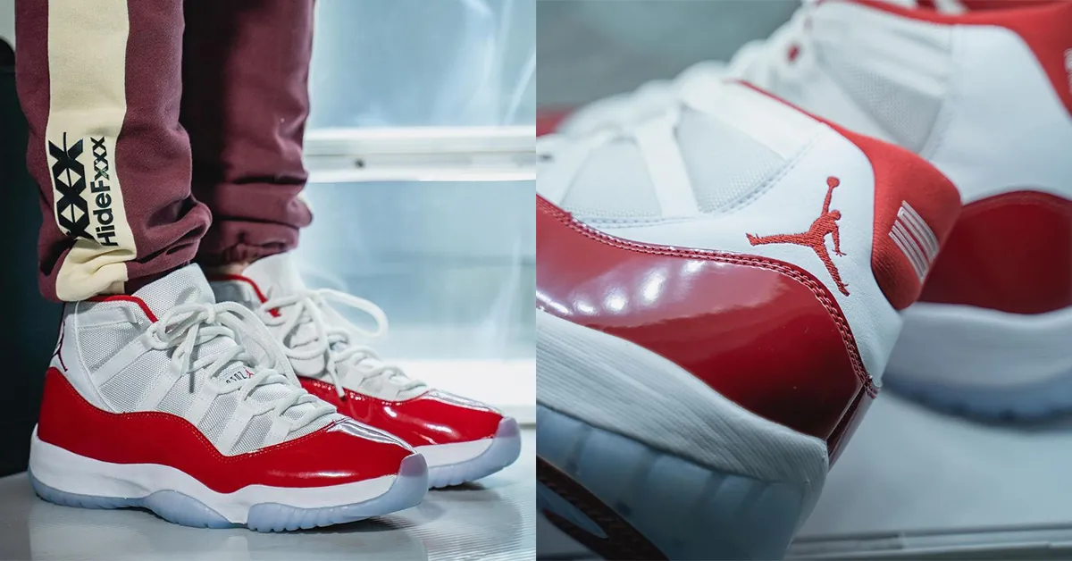 Air Jordan 11 最新配色「Cherry」實鞋率先亮相| Hypebeast