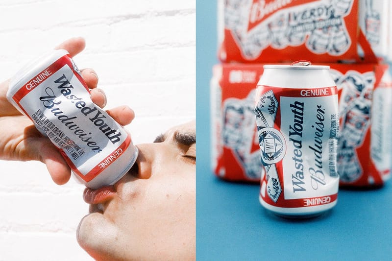 VERDY 攜手Budweiser 推出最新「Wasted Youth」主題聯名啤酒| Hypebeast