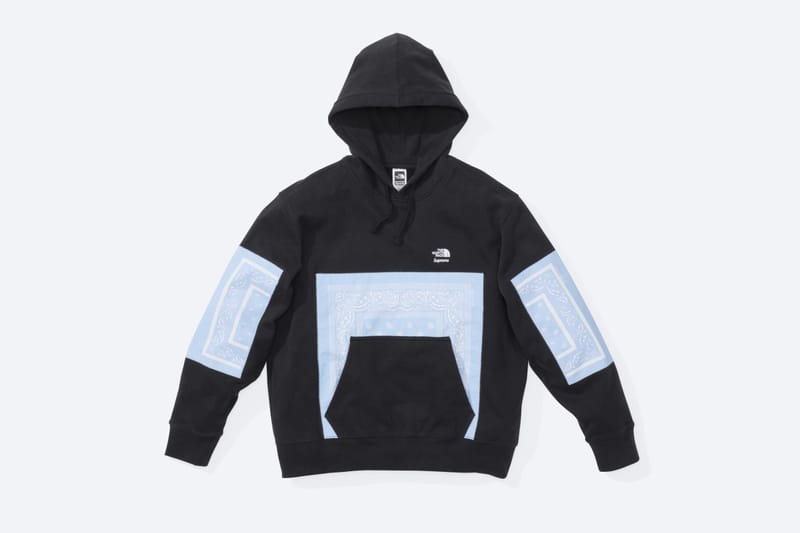 Felpa north face hot sale x supreme