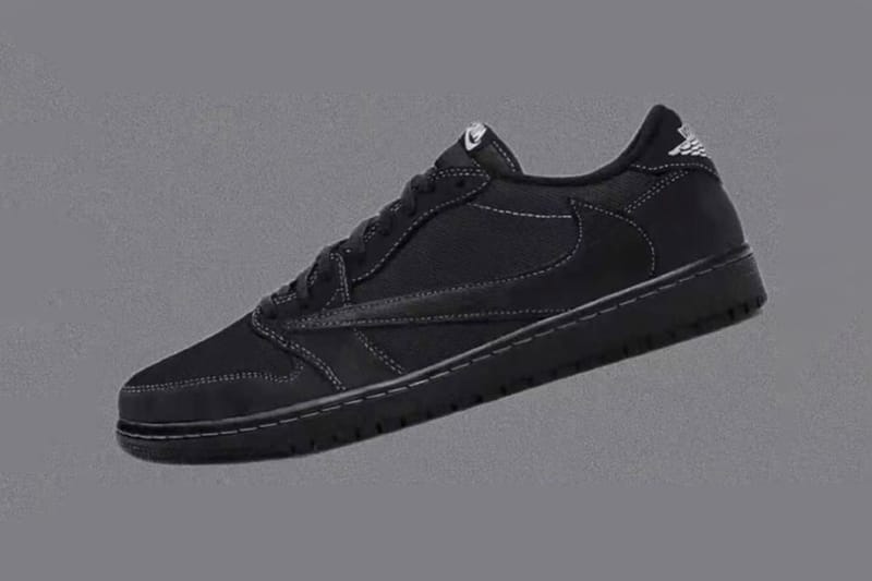 Travis Scott x Air Jordan 1 Low 最新配色「Black/Phantom」實鞋正式