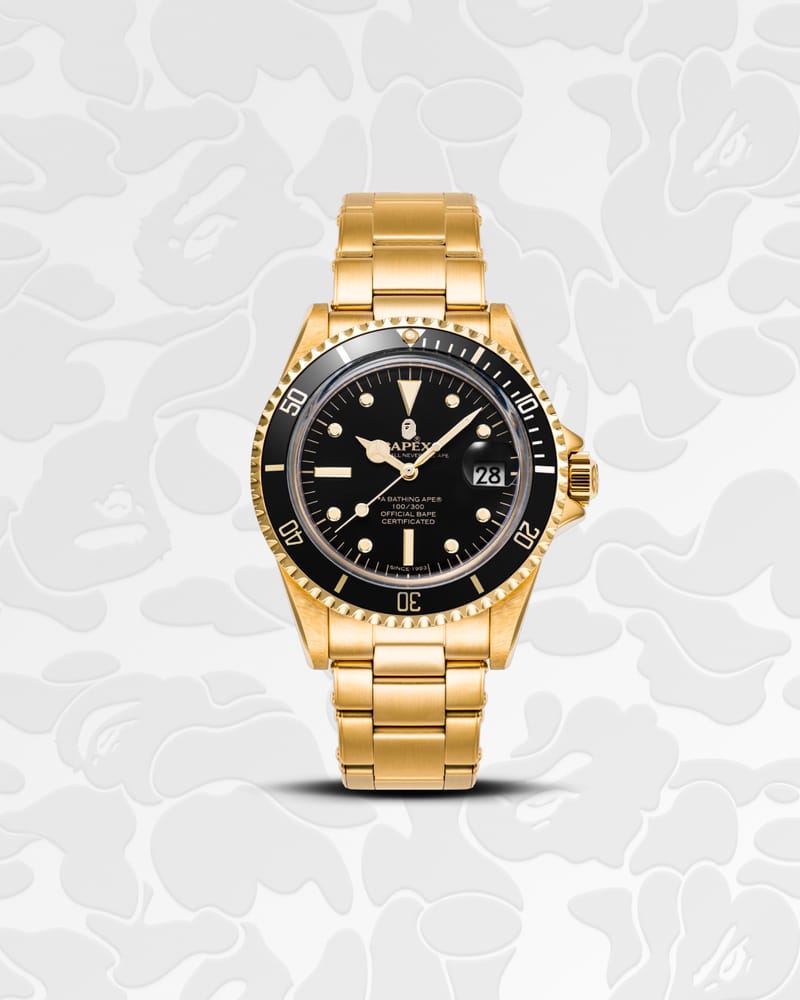 A BATHING APE® 全新TYPE 1 BAPEX 系列錶款發佈| Hypebeast