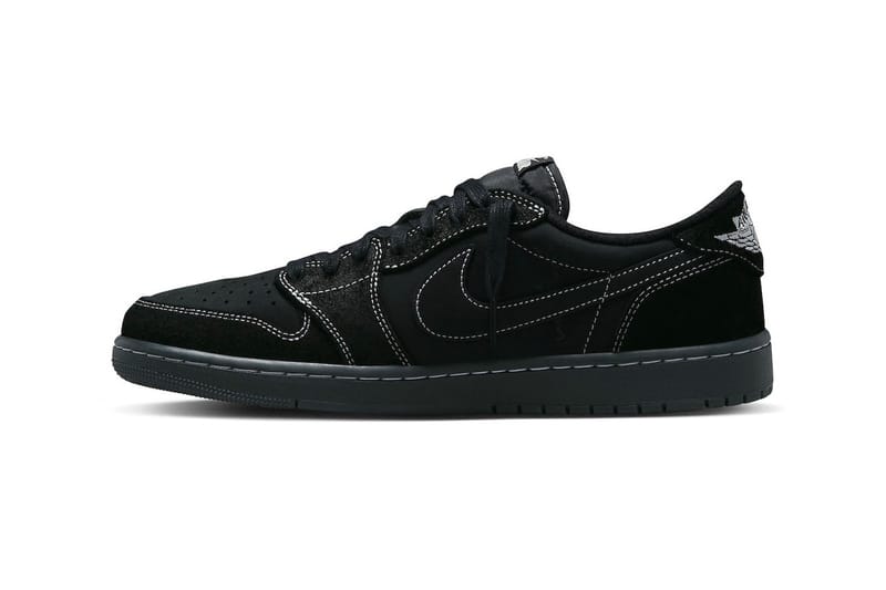 Travis Scott x Air Jordan 1 Low OG SP「Black Phantom」官方圖輯正式