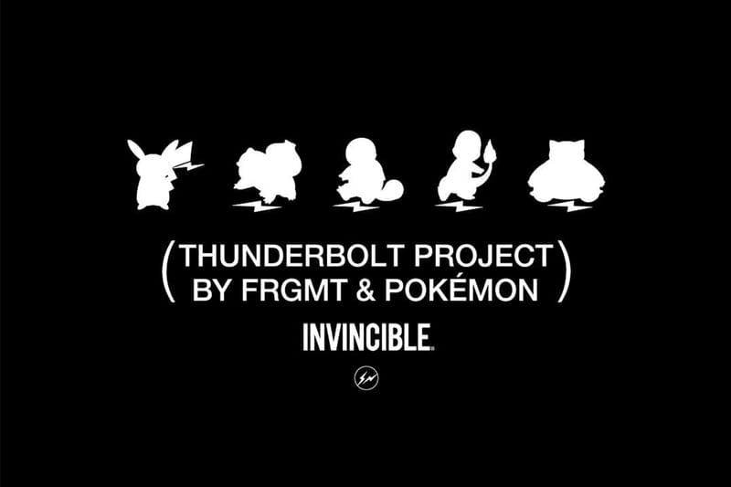 INVINCIBLE 宣佈展開INN THUNDERBOLT PROJECT BY FRGMT & Pokémon 全新