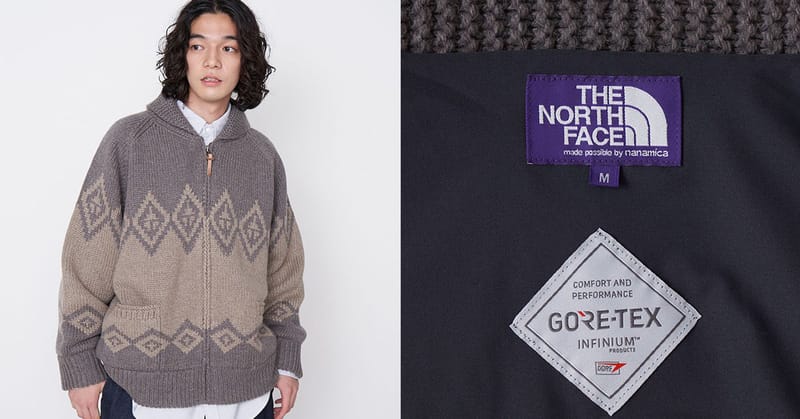 The North Face Purple Label 推出GORE-TEX Infinium 內襯針織外套