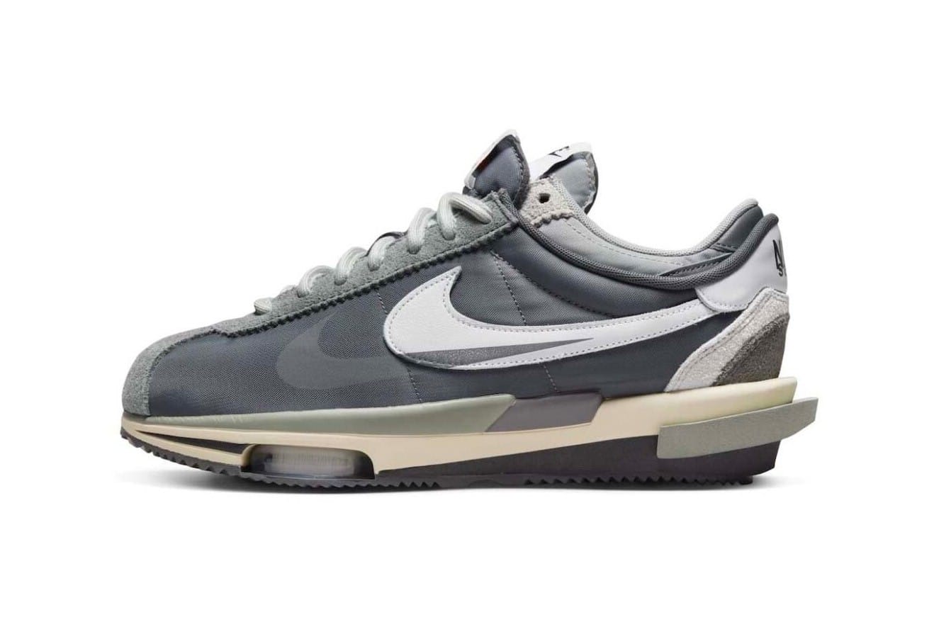 sacai x Nike Zoom Cortez 最新聯名配色「Iron Grey」線上發售情報公開 