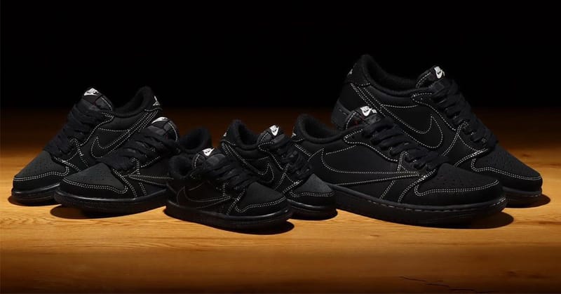 Travis Scott x Air Jordan 1 Low OG SP「Black Phantom」發售情報 