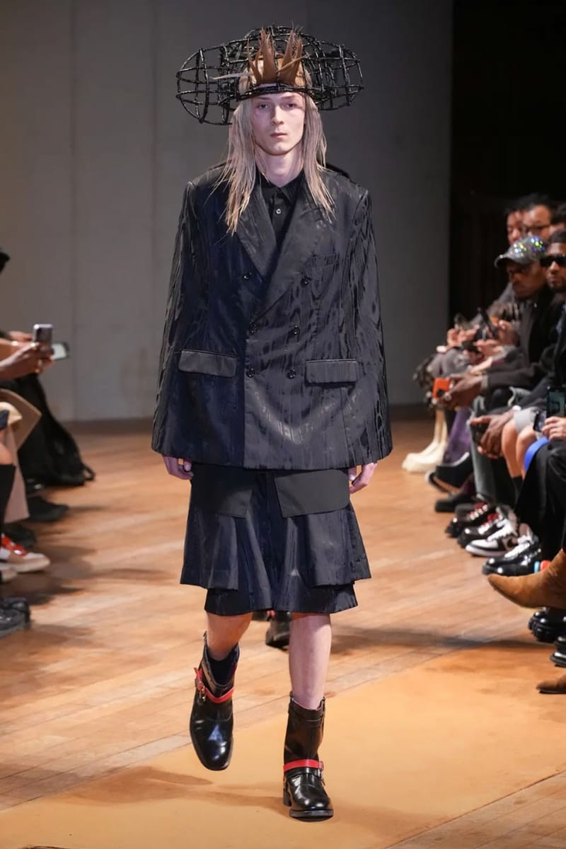 COMME des GARÇONS HOMME PLUS 2023 秋冬系列定睛於「解構」和「重建