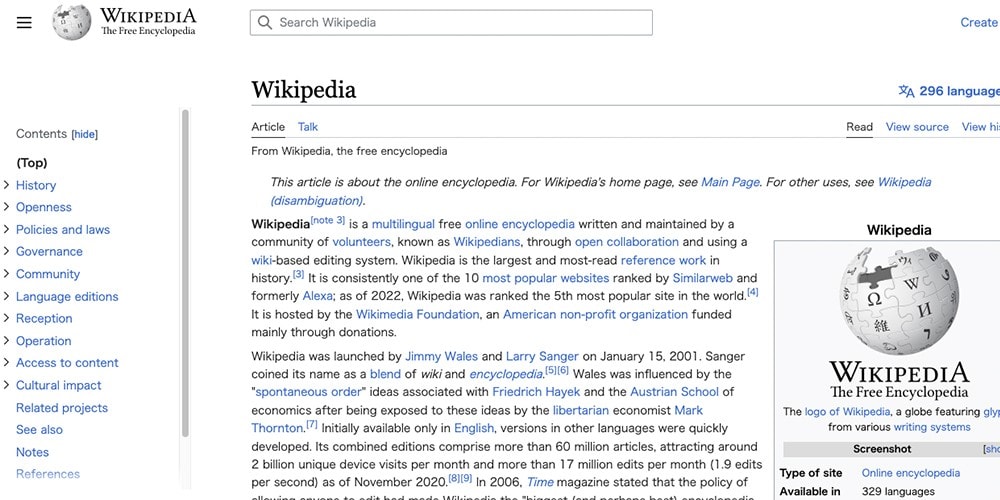 Wiki Tech Wikipedia 維基百科迎來十年以來最大「介面更新」 | Hypebeast