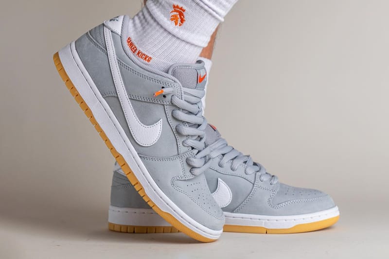 率先上腳近賞Nike SB Dunk Low Orange Label 最新配色「Grey Gum