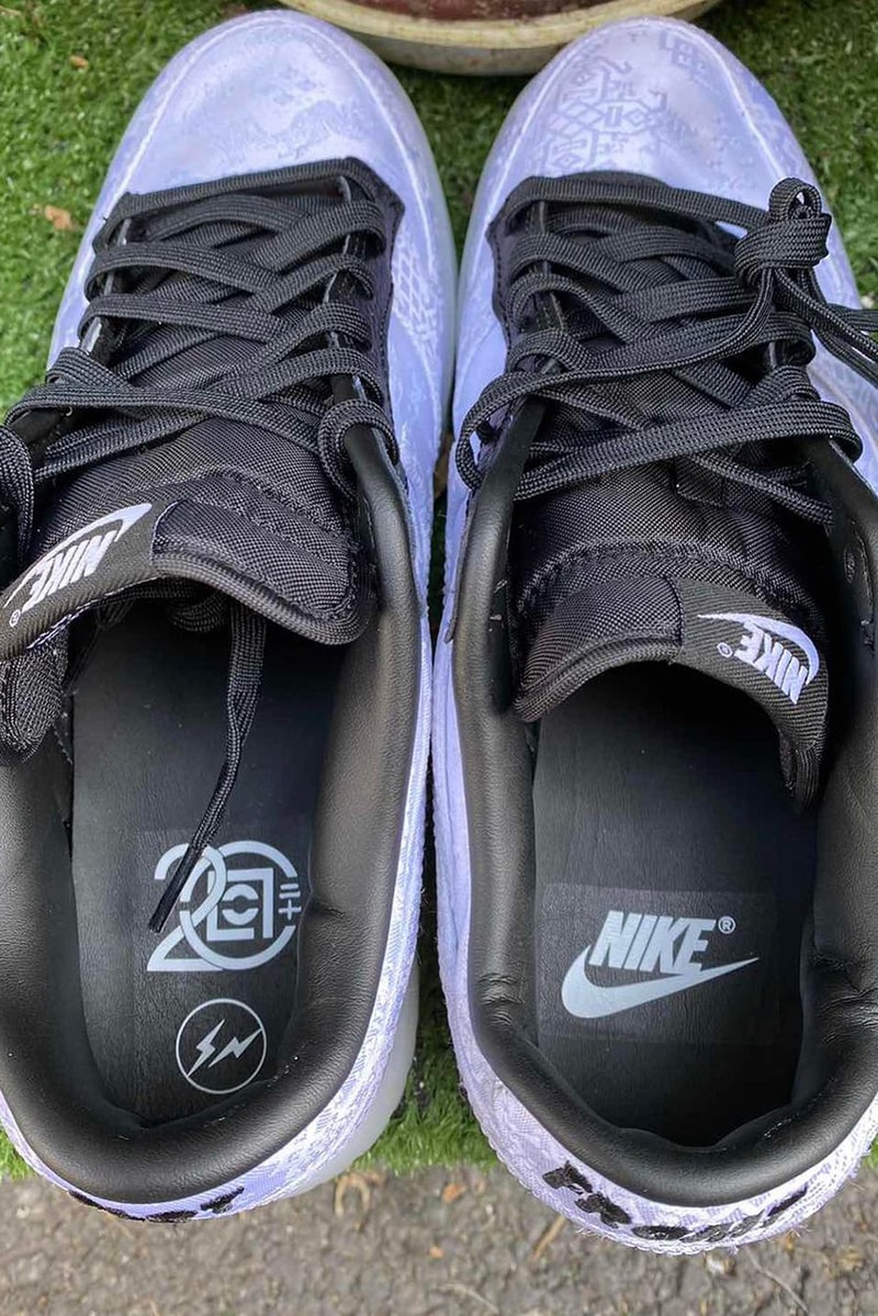 率先近賞CLOT x fragment design x Nike Dunk Low 最新三方聯名鞋款