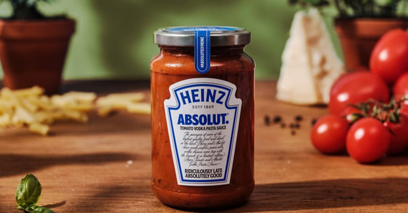 Heinz 攜手 Absolut Vodka 推出「伏特加番茄義大利麵醬」 | Hypebeast