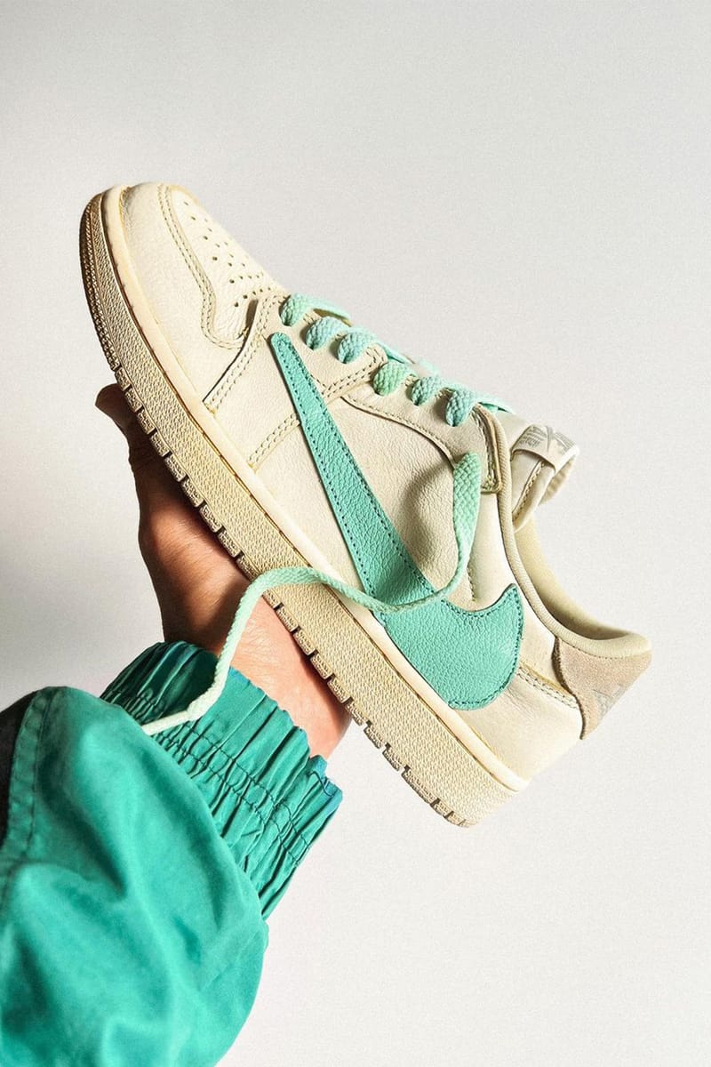 設計師打造Travis Scott x Air Jordan 1 Low「Tiffany」全新定製鞋款