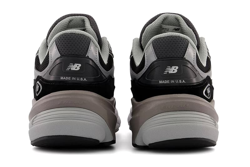 New Balance 990v6 最新配色「Black/Grey」率先曝光 | Hypebeast