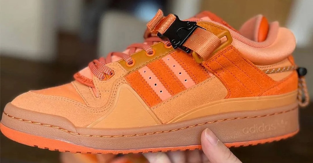 Bad Bunny x adidas Forum Buckle Low 聯乘新色「Orange Flare」樣品率先曝光 Hypebeast