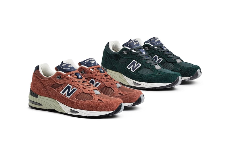 New Balance 991 最新配色「Bruschetta」與「Ponderosa Pine」正式登場