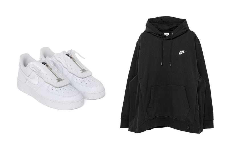 sacai 推出Nike Air Force 1 與Hoodie 等全新定製單品| Hypebeast