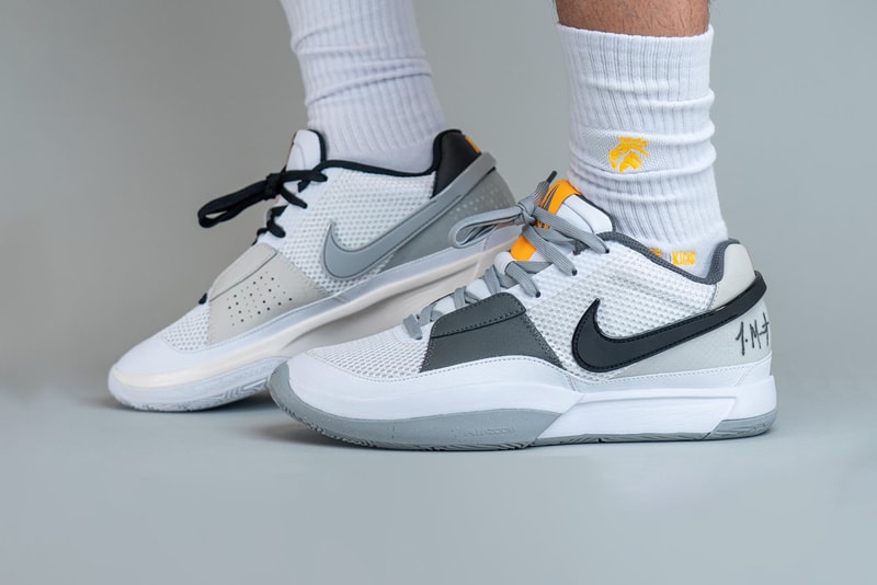 率先上腳Ja Morant 首款個人球鞋Nike Ja 1 最新配色「Light Smoke Grey