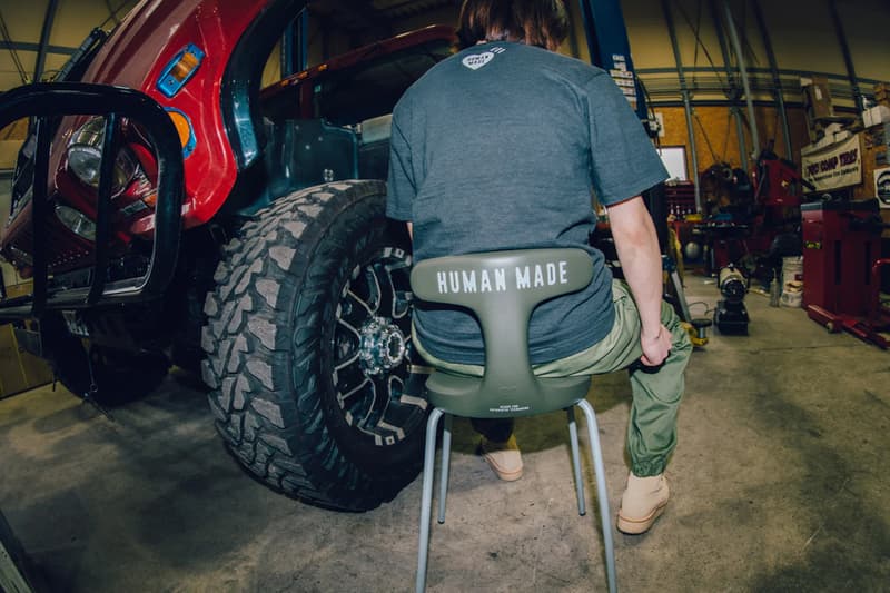 スツール HUMAN MADE ayur-chair AYUR STOOL OLIVE HUMAN MADE AYUR CHAIR AYUR STOOL OLIVE DRAB ヒューマン