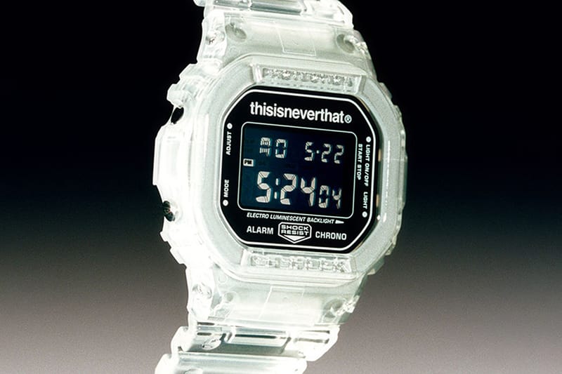 thisisneverthat x G-Shock DW-5600 全新聯名錶款發佈| Hypebeast