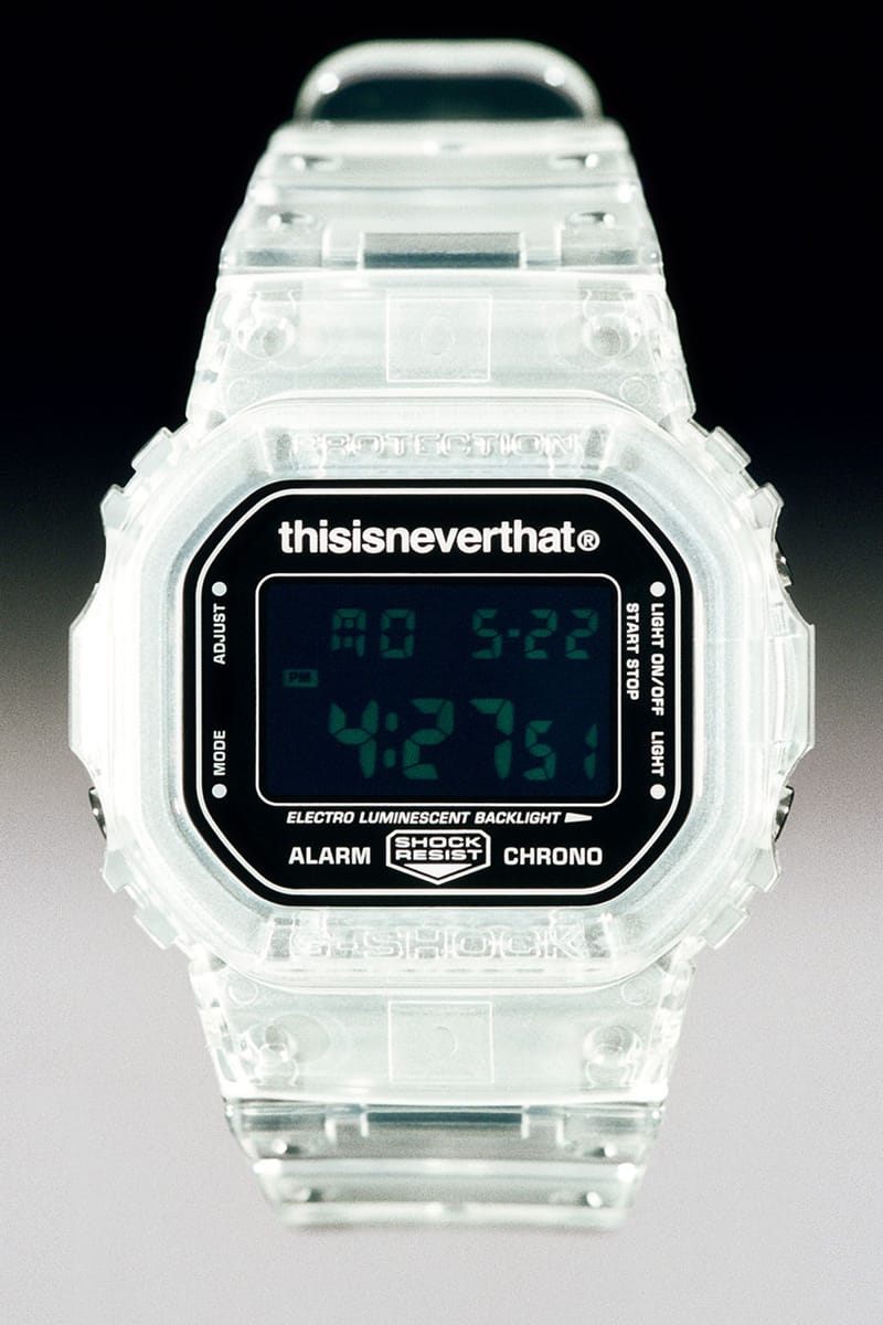 thisisneverthat x G-Shock DW-5600 全新聯名錶款發佈| Hypebeast