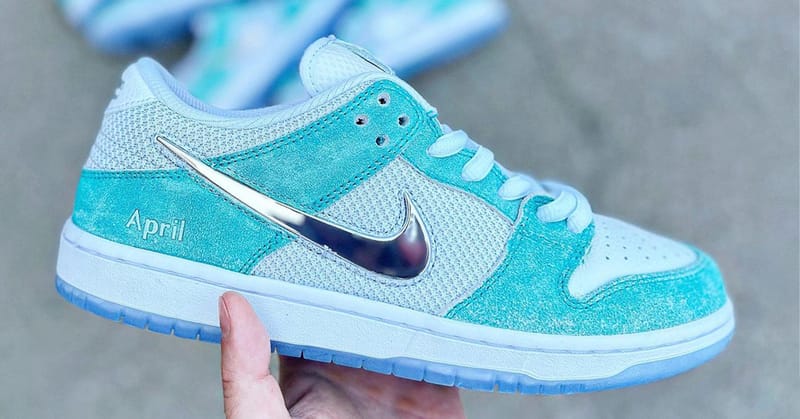 率先近賞April Skateboards x Nike SB Dunk Low 最新聯名鞋款| Hypebeast