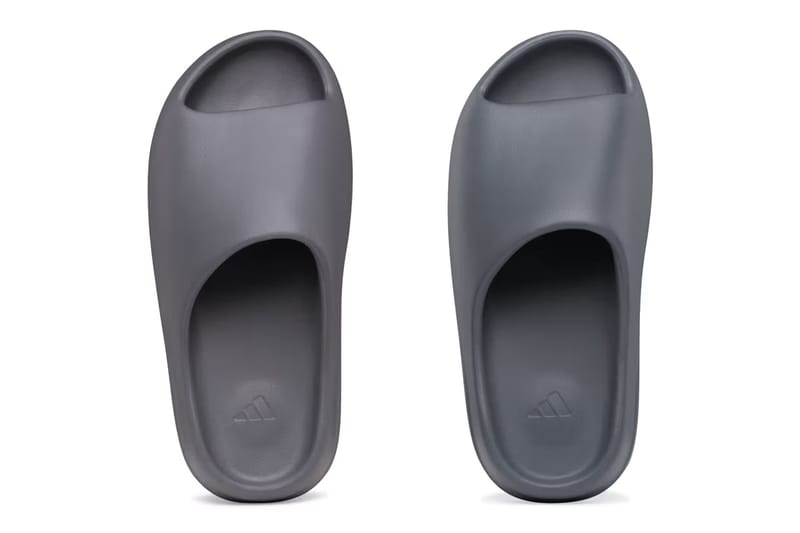 adidas YEEZY SLIDE 最新配色「Granite」、「Slate Grey」率先亮相