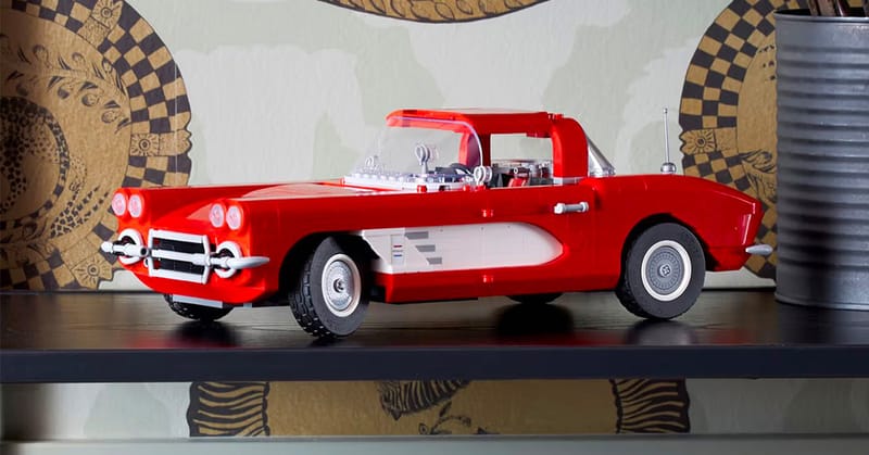 LEGO 推出經典車型1961 Chevrolet Corvette 積木模型| Hypebeast