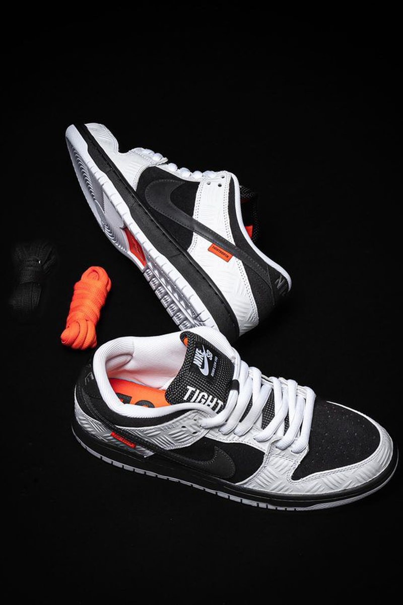 TIGHTBOOTH x Nike SB Dunk Low 聯名鞋款釋出全新近賞圖輯| Hypebeast