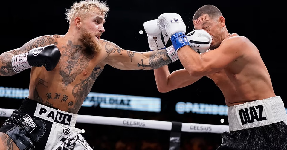 Jake Paul Defeats Nate Diaz in intense boxing match